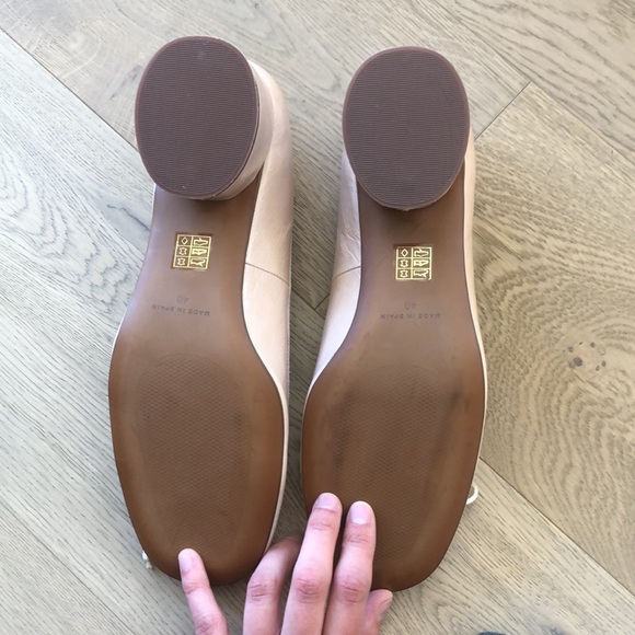 Blush nude L’intervalle ballet block heels NEVER WORN - Picture 4 of 5